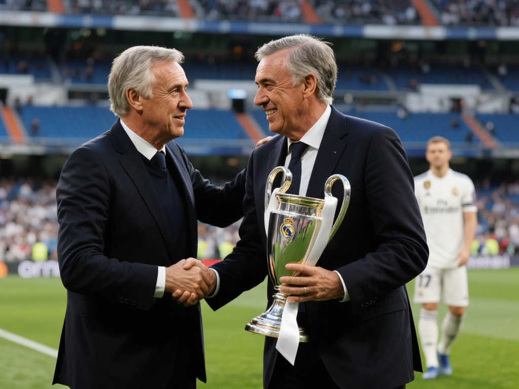 皇马将为安帅举办告别仪式,友好分手倒计时27天! 随着赛季尾声临近,皇马与主帅安切洛蒂即将